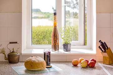 Views across the countryside from most of the windows.