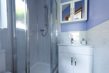 The en suite shower-room.