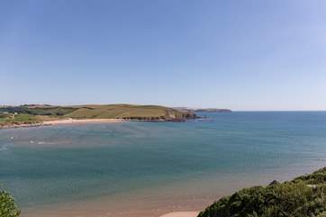 Breathtaking views out to sea.