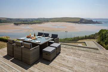 Step out of the living area onto your decked patio and breathe in the sea air.