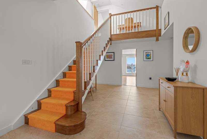 Step into Sunnynook and prepare to be wowed. This entrance hall connects the house wonderfully.