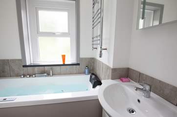 ...complete with lights and head rest for ultimate relaxation