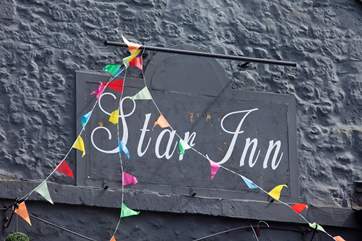 The local pub is less than a mile walk away