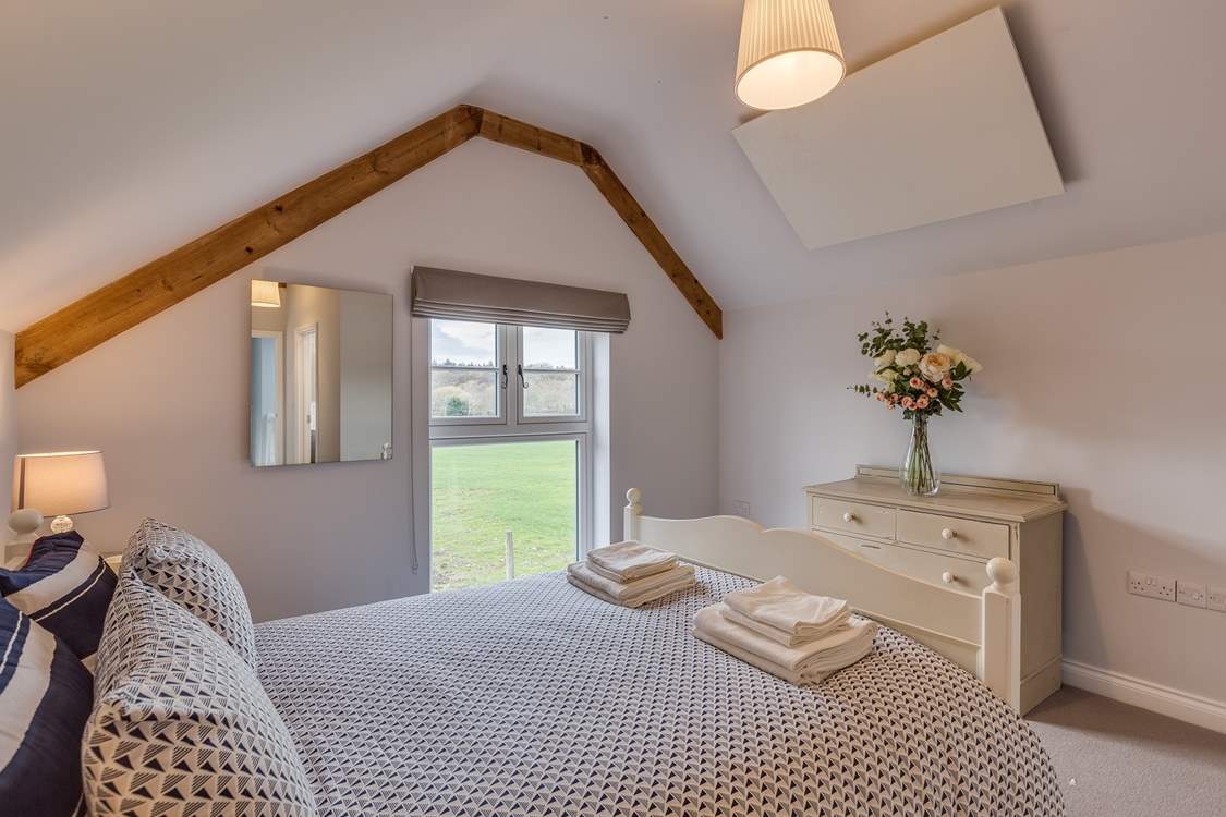 You can sit in bed with your morning cup of tea and look out over the meadow. You are quite likely to see deer grazing in the evening or early in the morning.