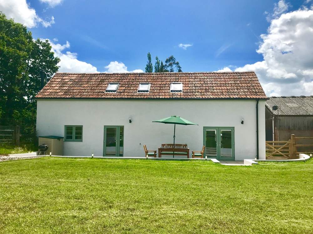 The outside space is perfect for all the family.