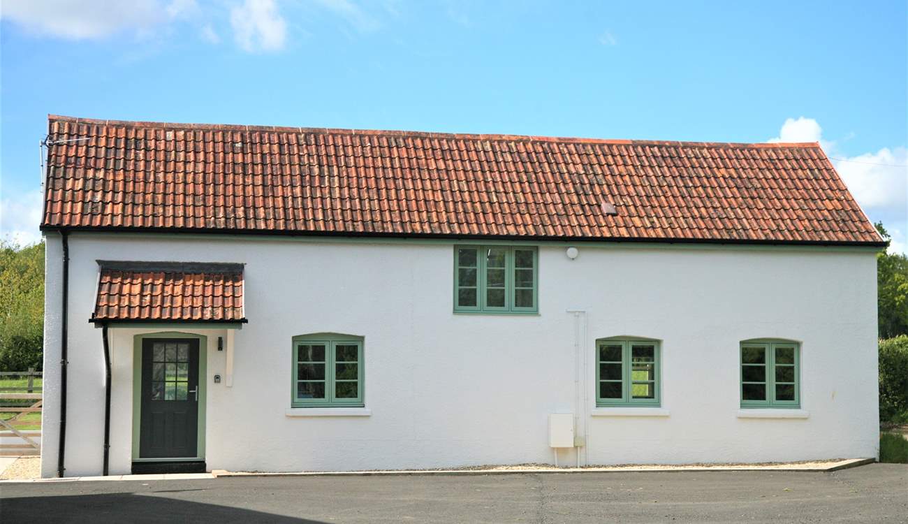 The gorgeous cottage in a fabulous setting.