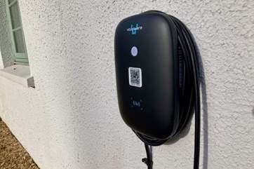 Newly installed EV charger for extra convenience.