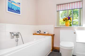 The stylish en suite bathroom to bedroom 2.