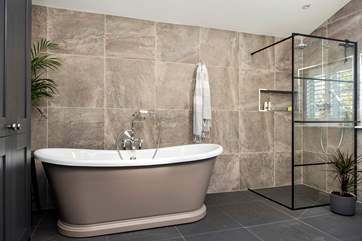 Bedroom 2 has one super stylish en suite bathroom