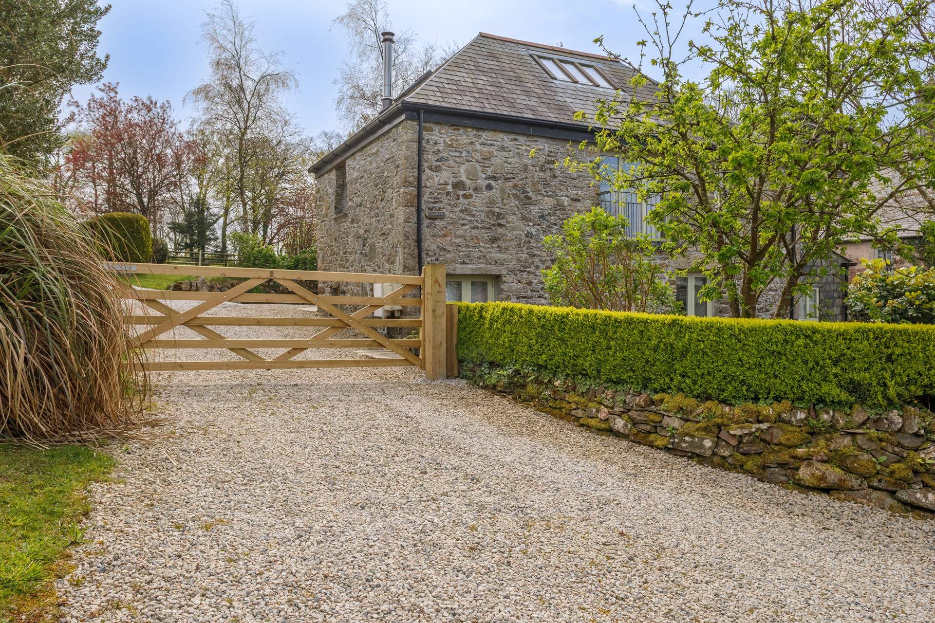 The gate access at Daybreak Cottage.