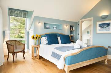 Bedroom 5 has a super comfy super-king size bed....