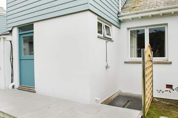 You'll find the outside shower really useful after a day on the beach.