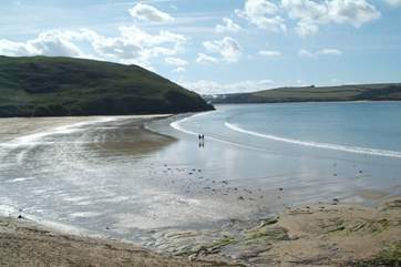 The area is littered with glorious beaches.
