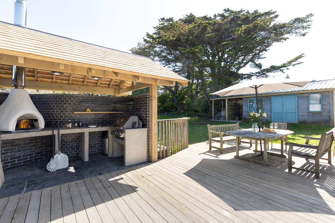 This fabulous spot is perfect for al fresco dining.