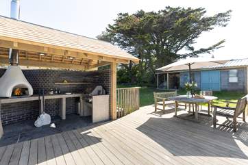 This fabulous spot is perfect for al fresco dining.