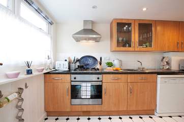 The kitchen is equipped with everything you should need