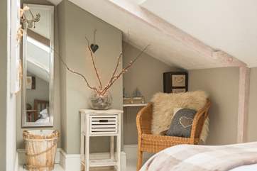 The little chair in bedroom 3 is the perfect spot to read a book, and take some time out.
