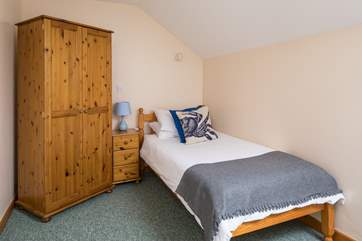 Bed number 2 is neatly tucked into its own cosy corner.