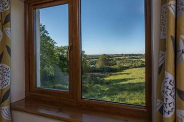 Amazing views can also be enjoyed from the bedroom window.