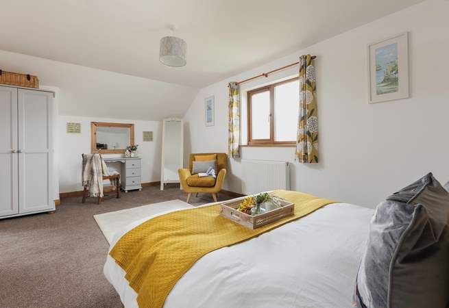 Bedroom 1 has fabulous countryside views and benefits from an en-suite shower room.