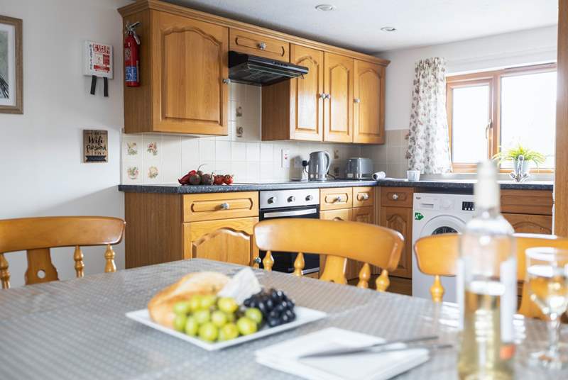 The kitchen/diner is well appointed room and the perfect spot for the family to share a meal. 
