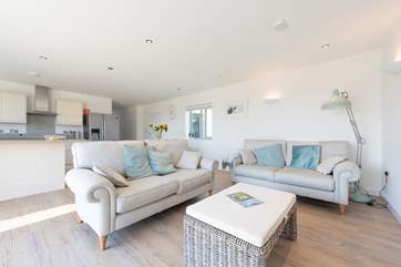 Comfortable sofas.