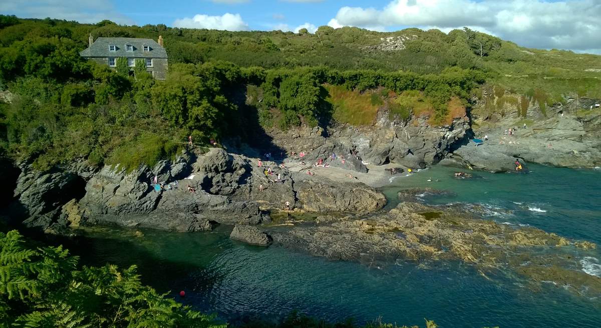 Stunning Prussia Cove just five miles away.