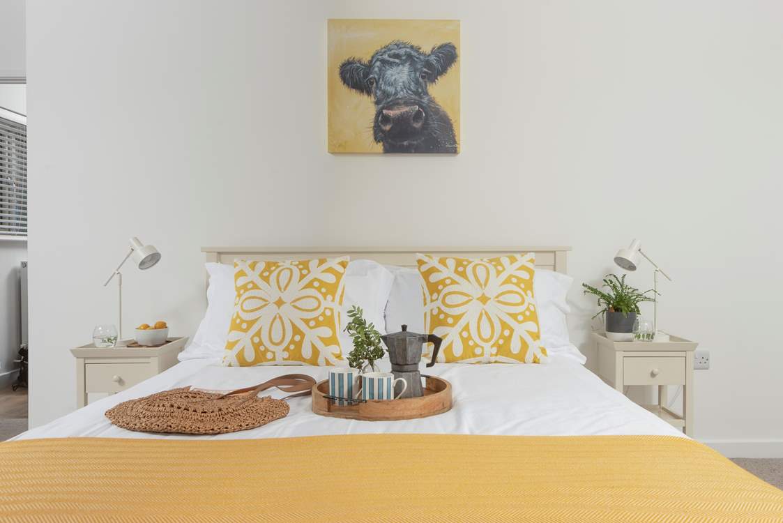 Or coffee in bed before setting off to explore the fabulous beaches close by.