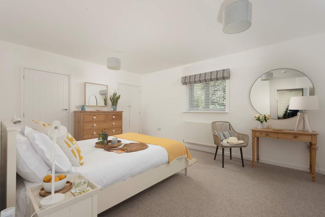 Sleep well in bedroom 1 with a luxury king-size bed and a newly appointed en suite shower room.