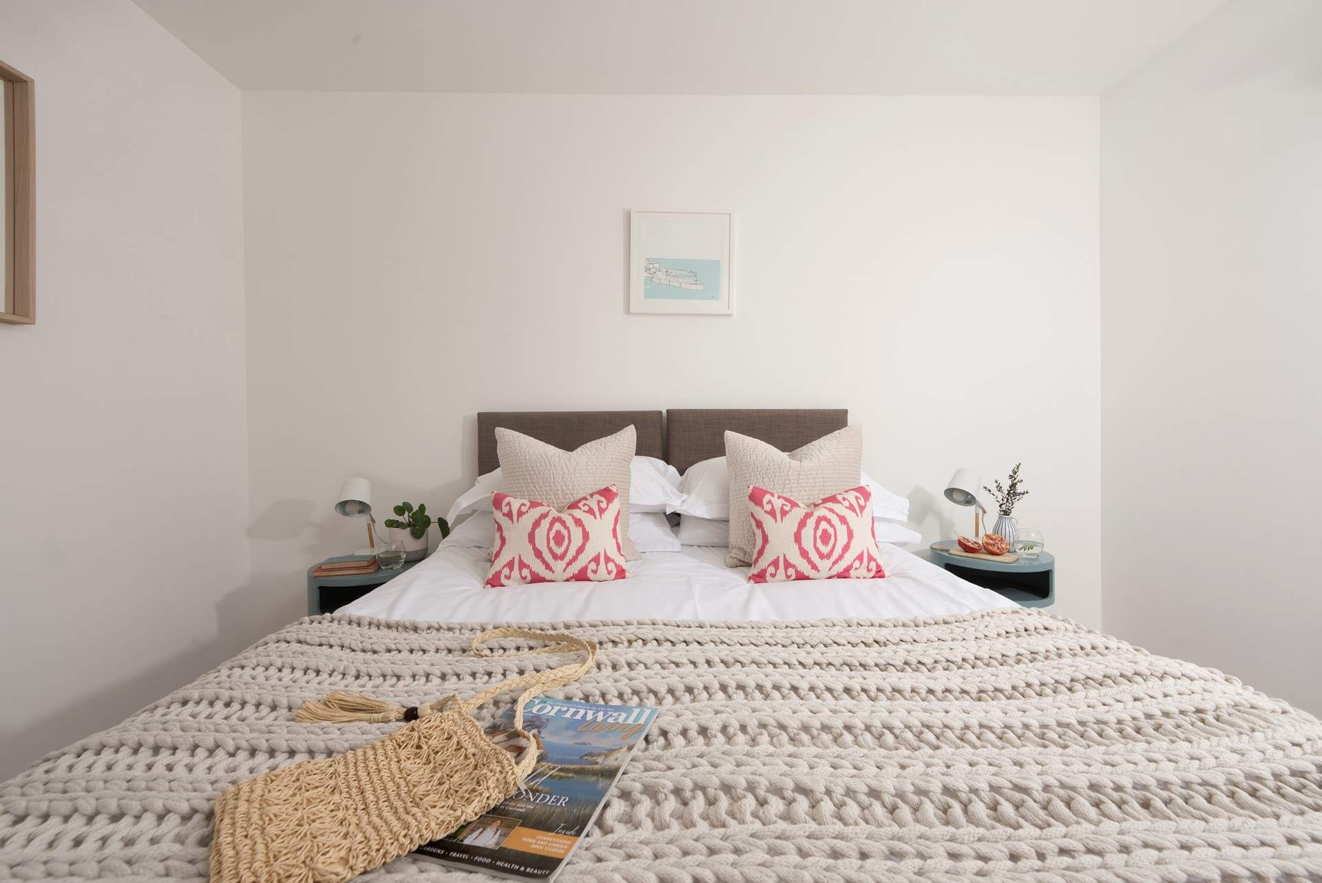 The second bedroom has 'zip and link' beds, they can be made up as a king-size double or twin beds.