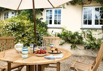 Treat yourself to a cream tea on the terrace.