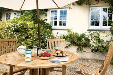 Treat yourself to a cream tea on the terrace.