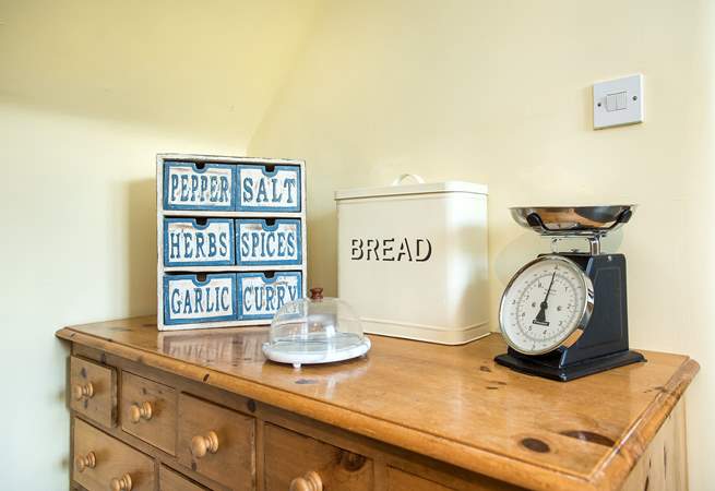 There are lovely touches throughout the cottage.