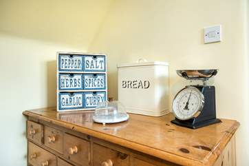 There are lovely touches throughout the cottage.