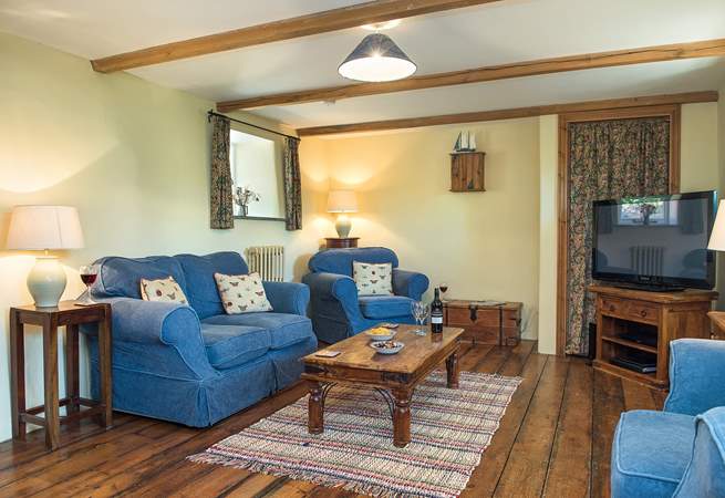 The cosy sitting-room.