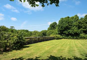 Treforda Cottage has a large garden that will delight young and old alike.