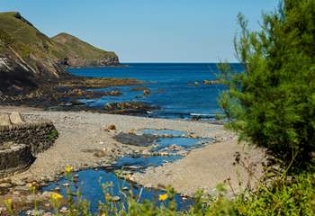 Crackington Haven is just down the road from Treforda Cottage. Perfect for a bracing morning dip.