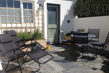 The private courtyard garden.
