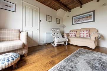 Comfortable and warm, the sitting-room.