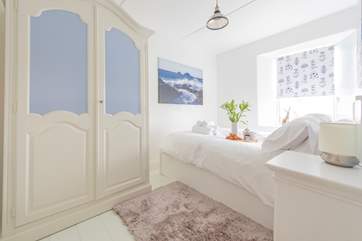 Bedroom 2 has a truckle bed. This room will then have twin beds when required.