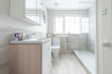 The ground floor shower-room.