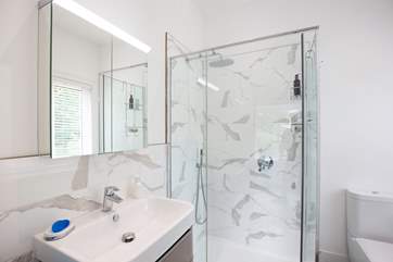 The sumptious en suite shower-room