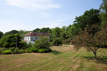 Wonderfully large gardens for the kids to run and play.