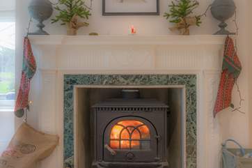 Unwind and relax while listening to the sound of the wood-burner.