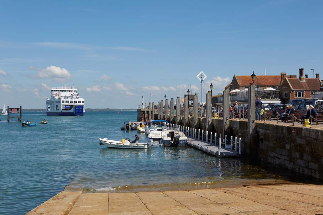 Wightlink ferry in Yarmouth is a short drive away.