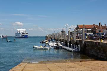 Wightlink ferry in Yarmouth is a short drive away.