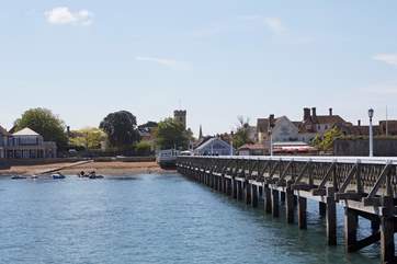 Take a stroll along Yarmouth Pier and take in stunning sea views.