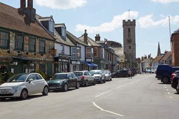 Yarmouth town offers a range of shops and places to eat.