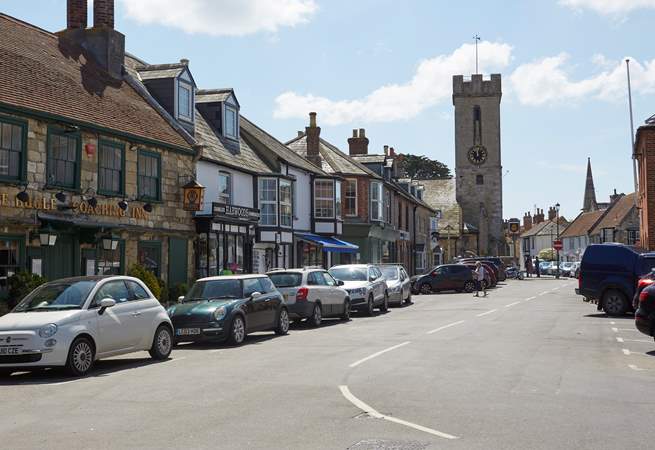 Yarmouth town offers a range of shops and places to eat. 