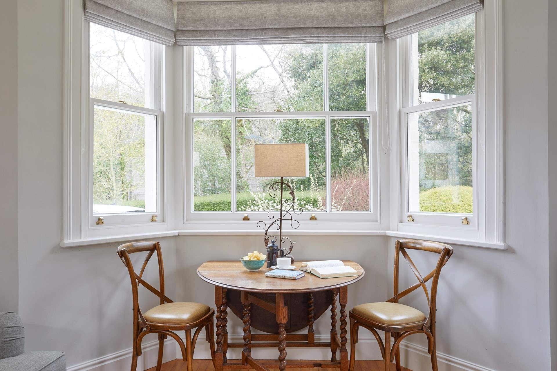 The pretty bay window.